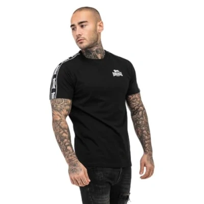 Afbeelding van Lonsdale Normale Passform Brindister Tshirt print, Heren, Maat: 3XL, Black white