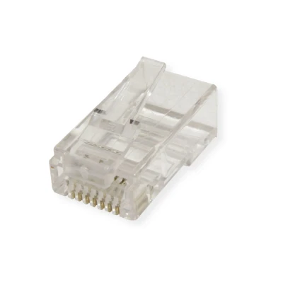 Afbeelding van VALUE 21.99.3064 Modular Plug niet afgeschermd, cat. 6/6A, 100 stuks Stekker, recht Transparant stuk(s)