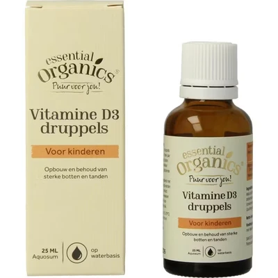 Afbeelding van Essential Organics Organ Vitamine D3 druppels puur 25 ml