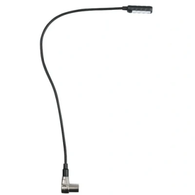Afbeelding van DAP GooseLight XLR 4 pin Right angled, White LED