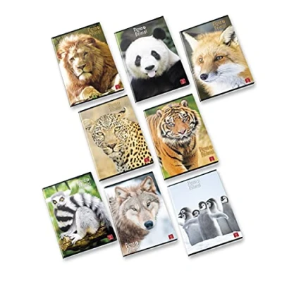 Afbeelding van Pigna Animal 02307654M Maxi nietjes, A4, geruit, 4 m, mm, 10 stuks