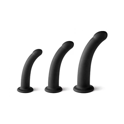 Afbeelding van Virgite Dildo Set Voor Universeel Strap on Harnas Zwart