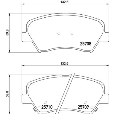 Afbeelding van Brembo Remblokset P 30 073X