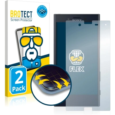 Afbeelding van BROTECT Screenprotector voor Sony Xperia X Compact Folie Beschermfolie transparant volledig dekking (2 Stuks)
