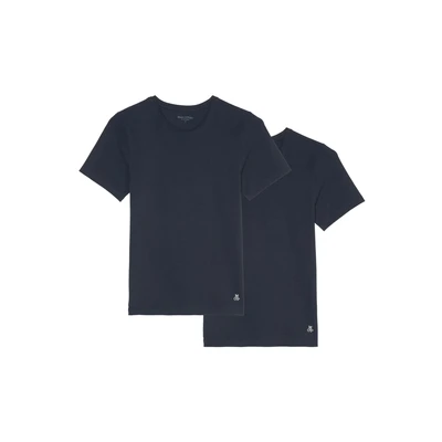 Afbeelding van Marc O&#039;Polo Essentials 2 PACK Hemd, Heren, Maat: Small, Blau
