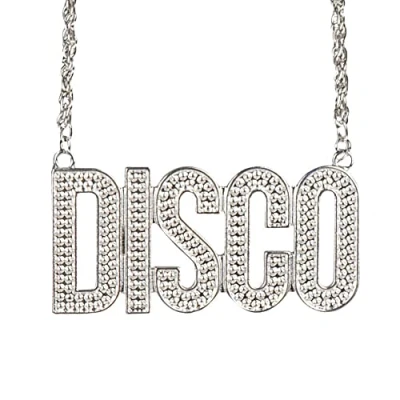 Afbeelding van Boland Ketting &#039;DISCO&#039; Zilver Volwassenen Unisex Danser/danseres 80&#039;s &amp; 90&#039;s Disco