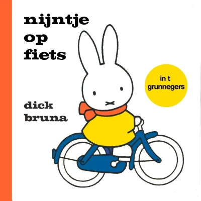 Afbeelding van nijntje op fiets in t Grunnegers (Hardback)