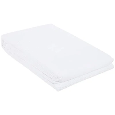 Afbeelding van Papillon Mendoza dekbedovertrek eenpersoons 155 x 220 Wit