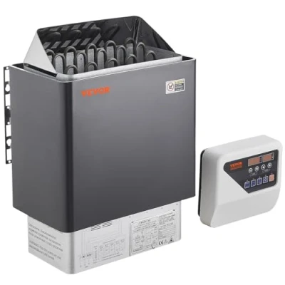 Afbeelding van VEVOR 8kW elektrische saunakachel, digitale controller voor 8 12m3 spa