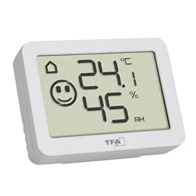 Afbeelding van TFA Dostmann 30.5055.02 Thermo en hygrometer Wit