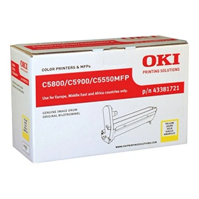 Afbeelding van OKI 43381721 Drum Geel