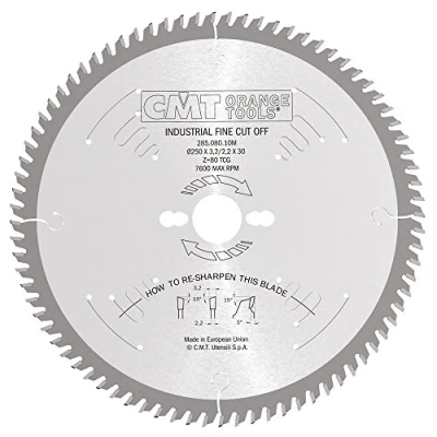 Afbeelding van CMT Cirkelzaag fijne afwerking HW 250x30x3,2 Z80 Massieve houtsoorten