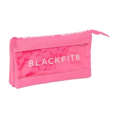 Afbeelding van Pennenetui met 3 vakken BlackFit8 Glow up Roze (22 x 12 cm)