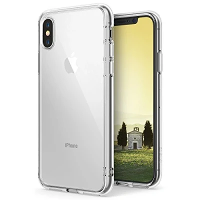 Afbeelding van Ringke Fusion Compatibel met iPhone X Case, Transparant Schokbestendig Bumper Hoesje Clear