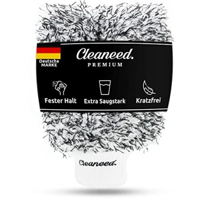 Afbeelding van Cleaneed Premium washandje bijzonder lakvriendelijk dankzij extra zachte microvezel zonder resten absorberend voor auto, velgen en motorfiets autospons