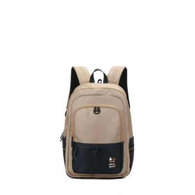Afbeelding van Aoking Rugzak beige / zwart