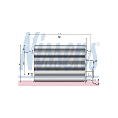 Afbeelding van Nissens Airco condensor 94922