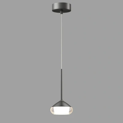 Afbeelding van Artdelight Phoenix Hanglamp Ø 11,6 X 208,2 Cm 7W Dimbare Led Incl. Mat Grijs