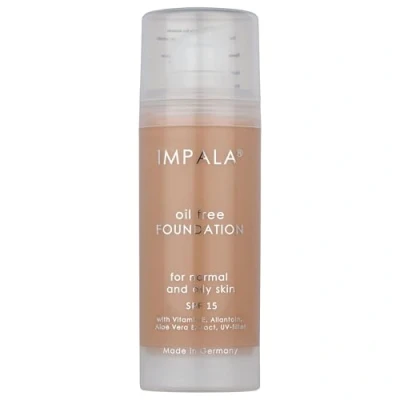 Afbeelding van Impala foundation 05 olievrije longwear met vitamine E, aloë vera extract en UV filter normale vette huid