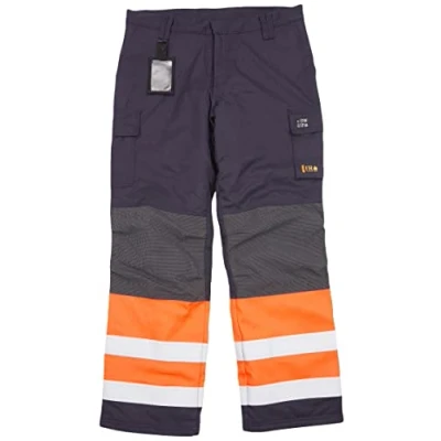 Afbeelding van Blaklader Multinorm winterwerkbroek 1869 1513 Marineblauw/Oranje C62