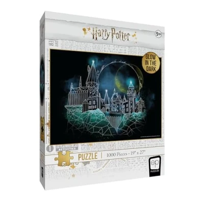 Afbeelding van Harry Potter: Magic of Hogwarts Glow Puzzle Puzzel 1000 Stukjes Legpuzzel Jigsaw