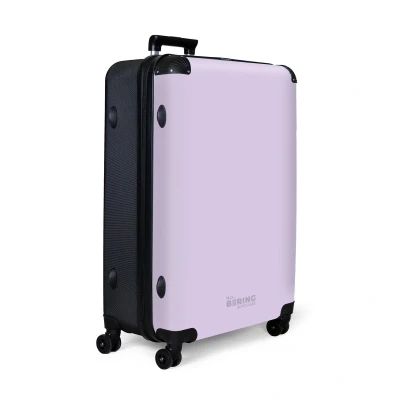 Afbeelding van NoBoringSuitcases.com® Koffer groot Reiskoffer lichtgewicht Pastel paars Rolkoffer met 4 wielen Grote trolley XL 98 liter bagage