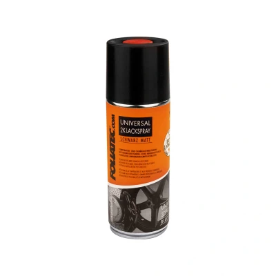 Afbeelding van Foliatec Universal 2C Spray Paint Mat zwart 1x400ml