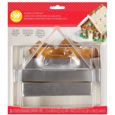 Afbeelding van Wilton Uitsteker Gingerbread Huis Set/3