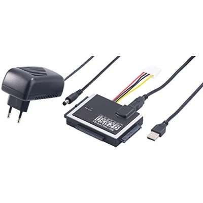 Afbeelding van Xystec harde schijf lezer: universele adapter voor IDE/SATA naar USB 3.0, incl. voeding (harde schijven beheren, SSD leesapparaat, externe schijf)