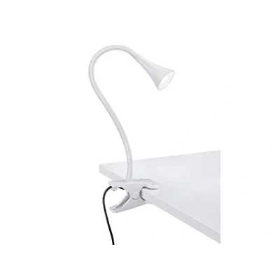 Afbeelding van Reality Leuchten LED klemlamp Viper R22398101, kunststof wit, incl. 3 Watt