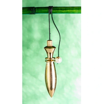 Afbeelding van Karnak pendel messing verguld 63 mm