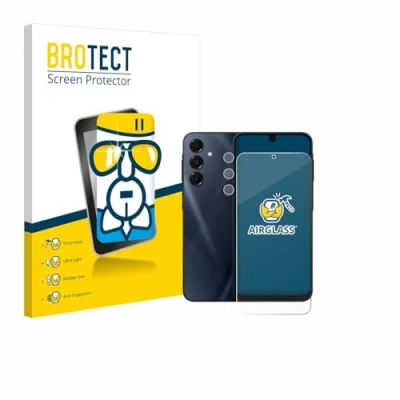 Afbeelding van BROTECT Screenprotector voor Samsung Galaxy A16 5G (Voor+Camera) Folie Beschermfolie Beschermglas transparant