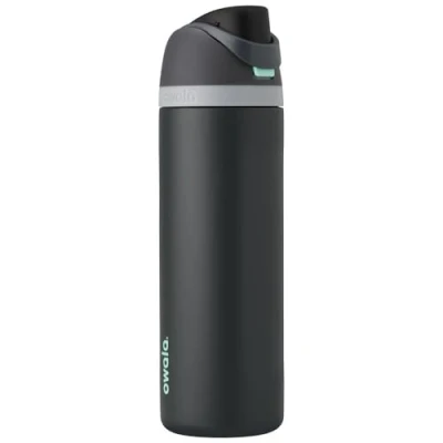 Afbeelding van Owala FreeSip Geïsoleerde roestvrijstalen waterfles met rietje voor sport en reizen, lekvrij, BPA vrij, 700 ml, mistig getij