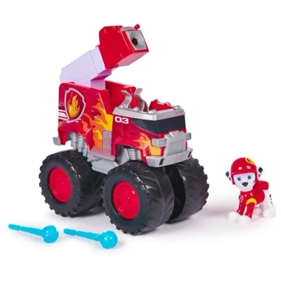 Afbeelding van PAW Patrol Reddingswagens Brandweerauto met Marshall speelfiguur Speelgoedauto