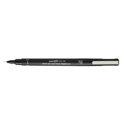 Afbeelding van Fineliner Uni ball Pin 0,1mm zwart