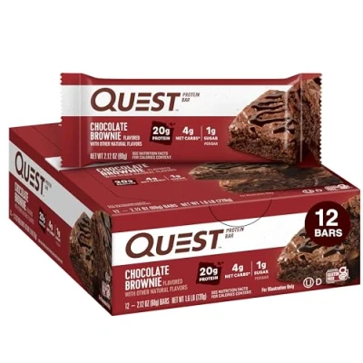 Afbeelding van Quest Nutrition Protein Bars 12repen Choco Brownie