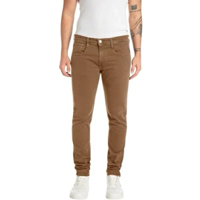 Afbeelding van Replay Anbass herenjeans, slimfit, Biscuit 522, 31W / 30L