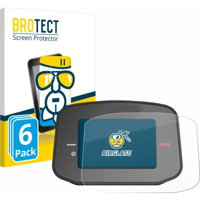 Afbeelding van BROTECT Screenprotector voor PowaKaddy CT8 GPS Folie Beschermfolie Beschermglas transparant (6 Stuks)