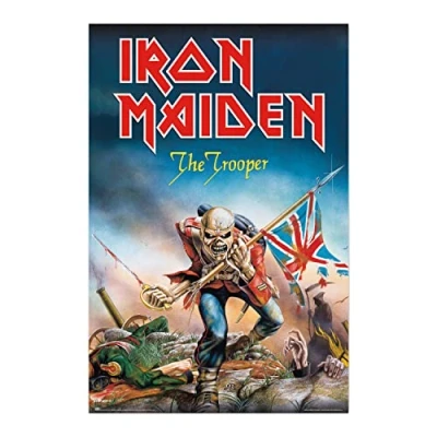Afbeelding van Grupo Erik Iron Maiden The Trooper poster 91,5 x 61 cm opgerold verzonden coole posters kunstposter en prints muurposters