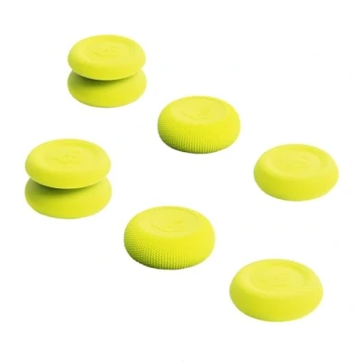Afbeelding van Skull &amp; Co. Skin, CQC and FPS Thumb Grip Set Joystick Cap Analog Stick for Nintendo Switch Pro Controller PS5 / PS4 Slim/Pro Neon Yellow, 3Pairs(6pcs)