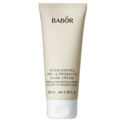 Afbeelding van BABOR CLASSICS Rijke handcrème voor elke huid, snel intrekkend, hydraterend, zijdezachte en soepele handen, rebalancing pre probiotische handcrème, 1 x 100 ml