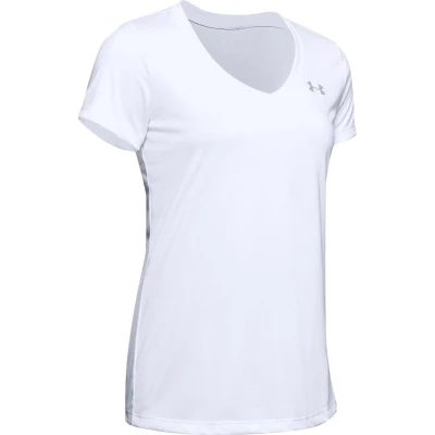 Afbeelding van Under Armour TECH Solid Tshirt basic, Dames, Maat: Large, White