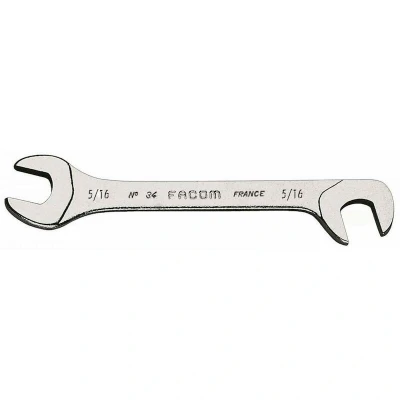 Afbeelding van Facom steeksleutel micromechanica, bek 15 en 75 gebogen 1/4&quot;; 34.1/4