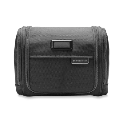 Afbeelding van Briggs &amp; Riley Baseline Toilettas, Zwart, 11 Inch Deluxe Hangable Toiletry Kit, Hangbare Toilettas