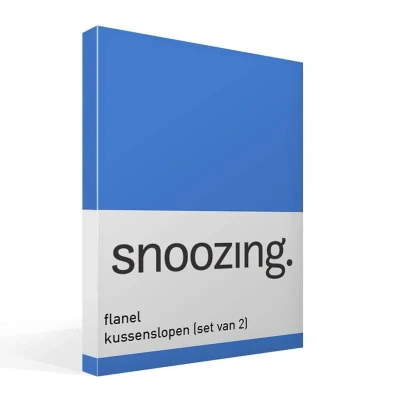 Afbeelding van Snoozing Flanel Kussenslopen Set van 2 40x60 cm Meermin