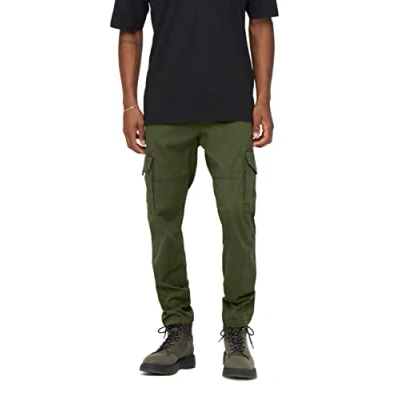 Afbeelding van Only &amp; Sons Onsdean LIFE TAP Cargobroek, Heren, Maat: 33x30, Olive night
