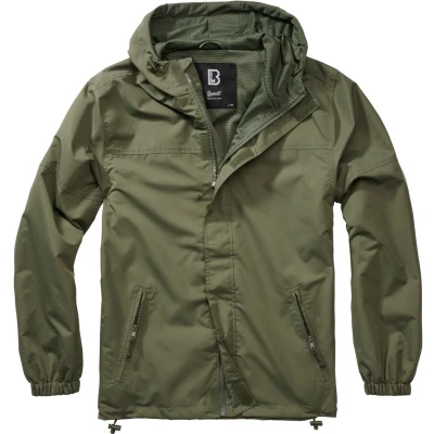Afbeelding van Brandit Herren Jacke Summer Windbreaker Frontzip Oliv 3XL