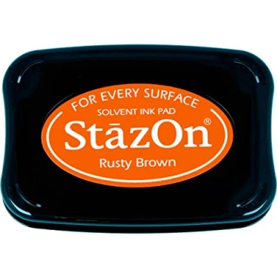 Afbeelding van Stazon sneldrogend stempelkussen Rusty Brown SZ 42