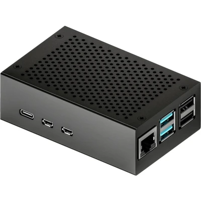 Afbeelding van Joy it RB AlucaseP5 01B SBC behuizing Raspberry Pi Aluminium Zwart