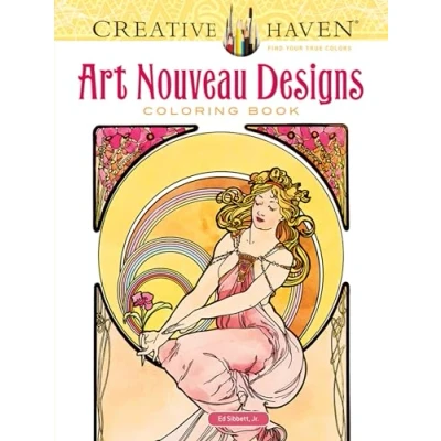 Afbeelding van Creative Haven Art Nouveau Designs Coloring Book